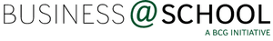 Schriftzug Business@school