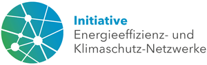 Logo mit der Aufschrift "Initiative Energieeffizienz- und Klimaschutz-Netzwerke"