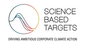 Lettering: Sience Based Targets. Signature: Driving Ambitious Corporate Climate Action